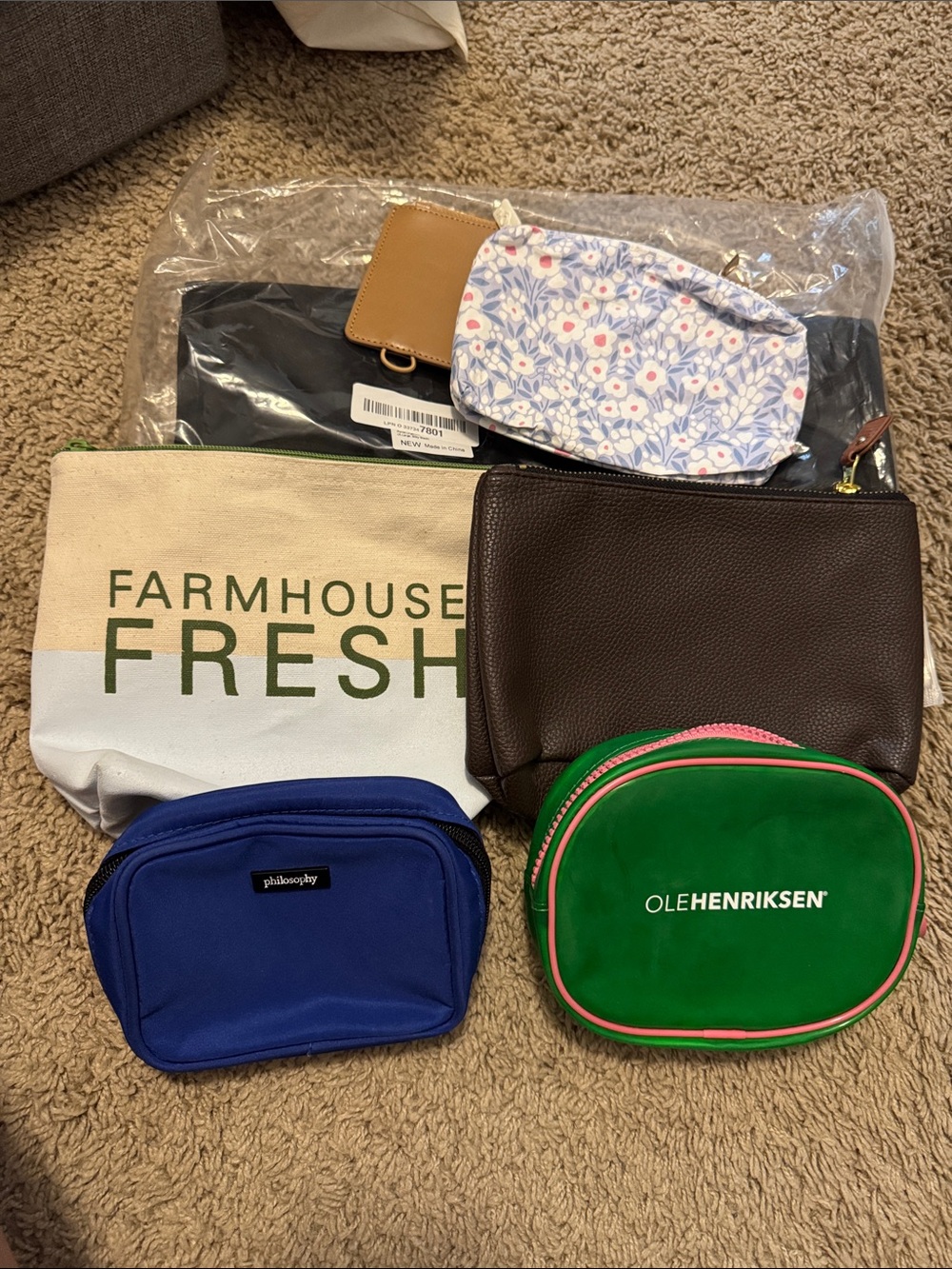 Lot of Cosmetic Pouches